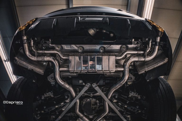 exhaust system BMW XM Capristo Valved Exhaust System + Wicrom Tips