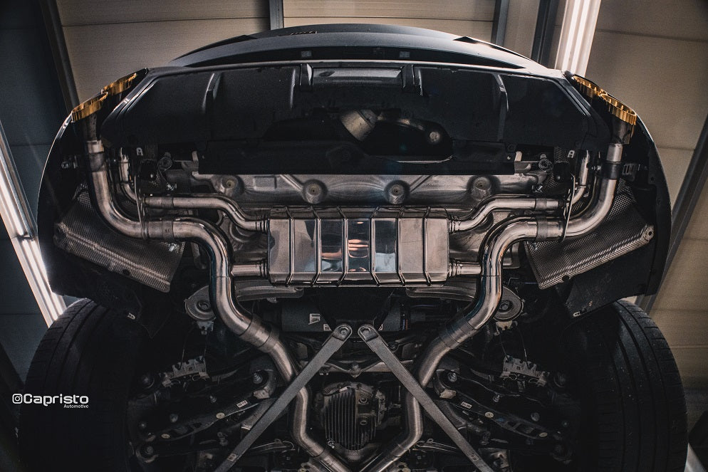 ชุดท่อไอเสีย BMW XM Capristo Valved Exhaust System + Wicrom Tips