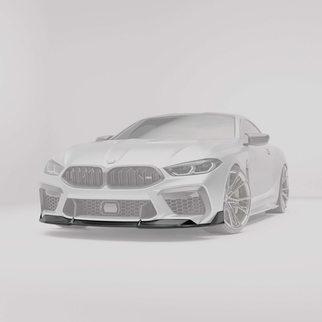 ลิ้นหน้าคาร์บอนไฟเบอร์ BMW M8 F92 Coupe RevoZport