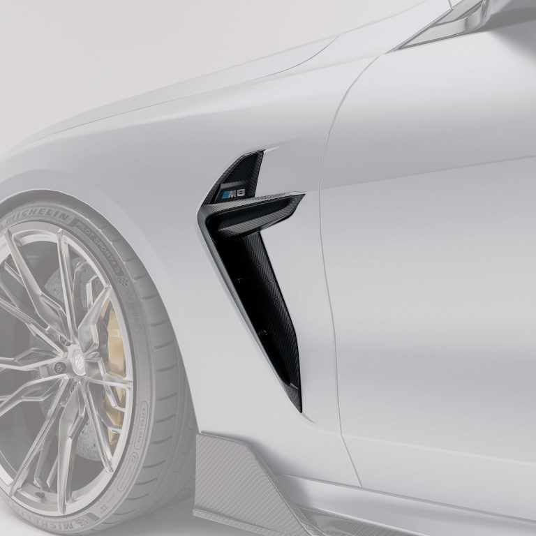 ช่องระบายอากาศข้างคาร์บอนไฟเบอร์ BMW M8 F92 Coupe RevoZport