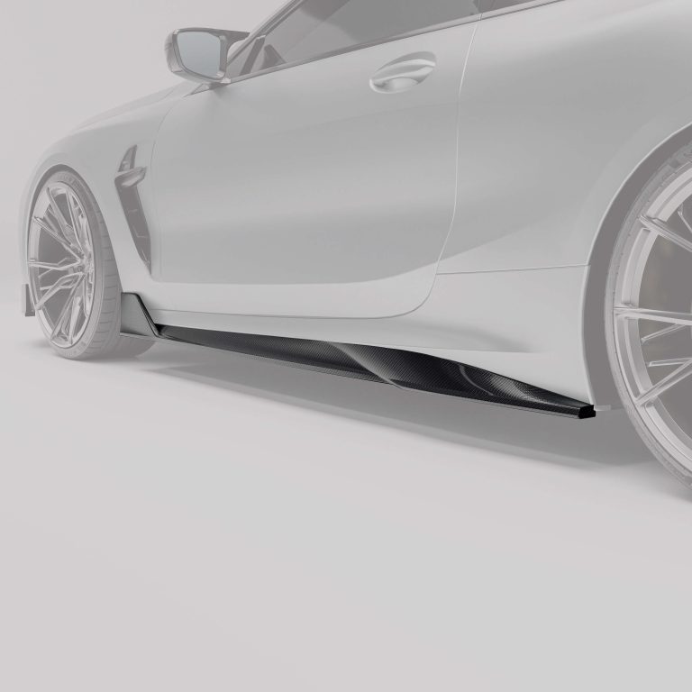 สเกิร์ตข้างคาร์บอนไฟเบอร์ BMW M8 F92 Coupe RevoZport