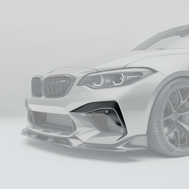 ชิ้นเสริมกันชนคาร์บอนไฟเบอร์ BMW M2 Competition F87 RevoZport
