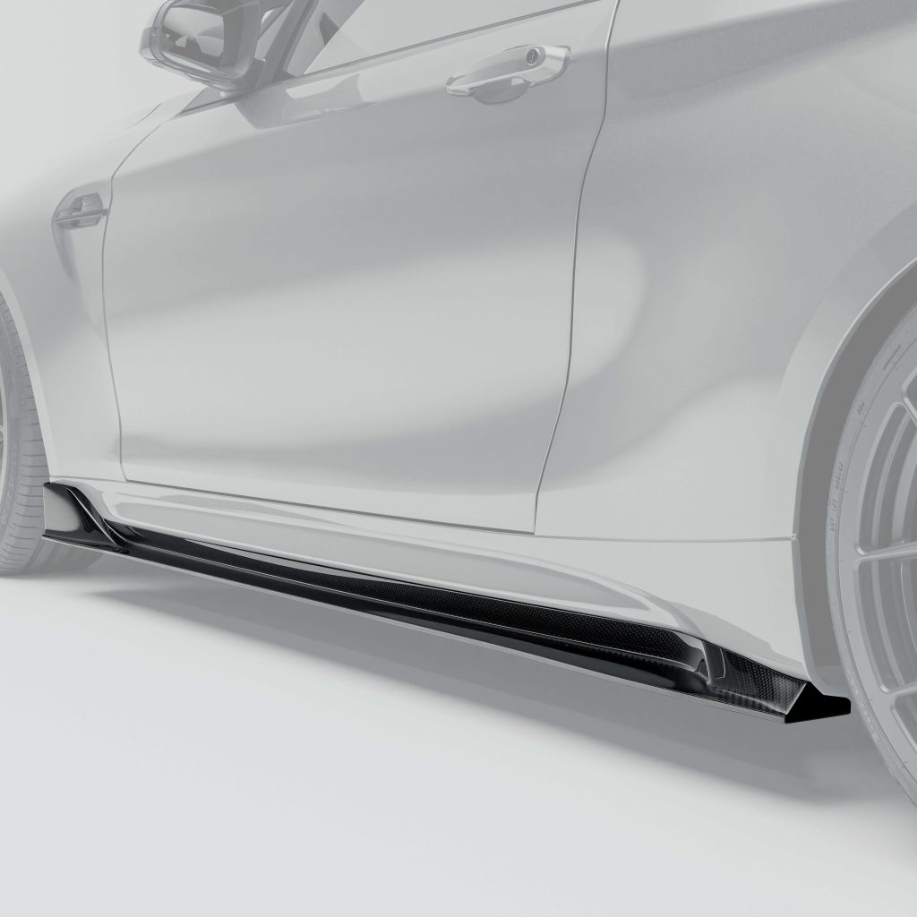 สเกิร์ตข้างคาร์บอนไฟเบอร์ BMW M2 Competition F87 RevoZport