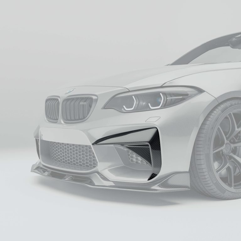 ชิ้นเสริมกันชนคาร์บอนไฟเบอร์ BMW M2 F87 (N55) RevoZport
