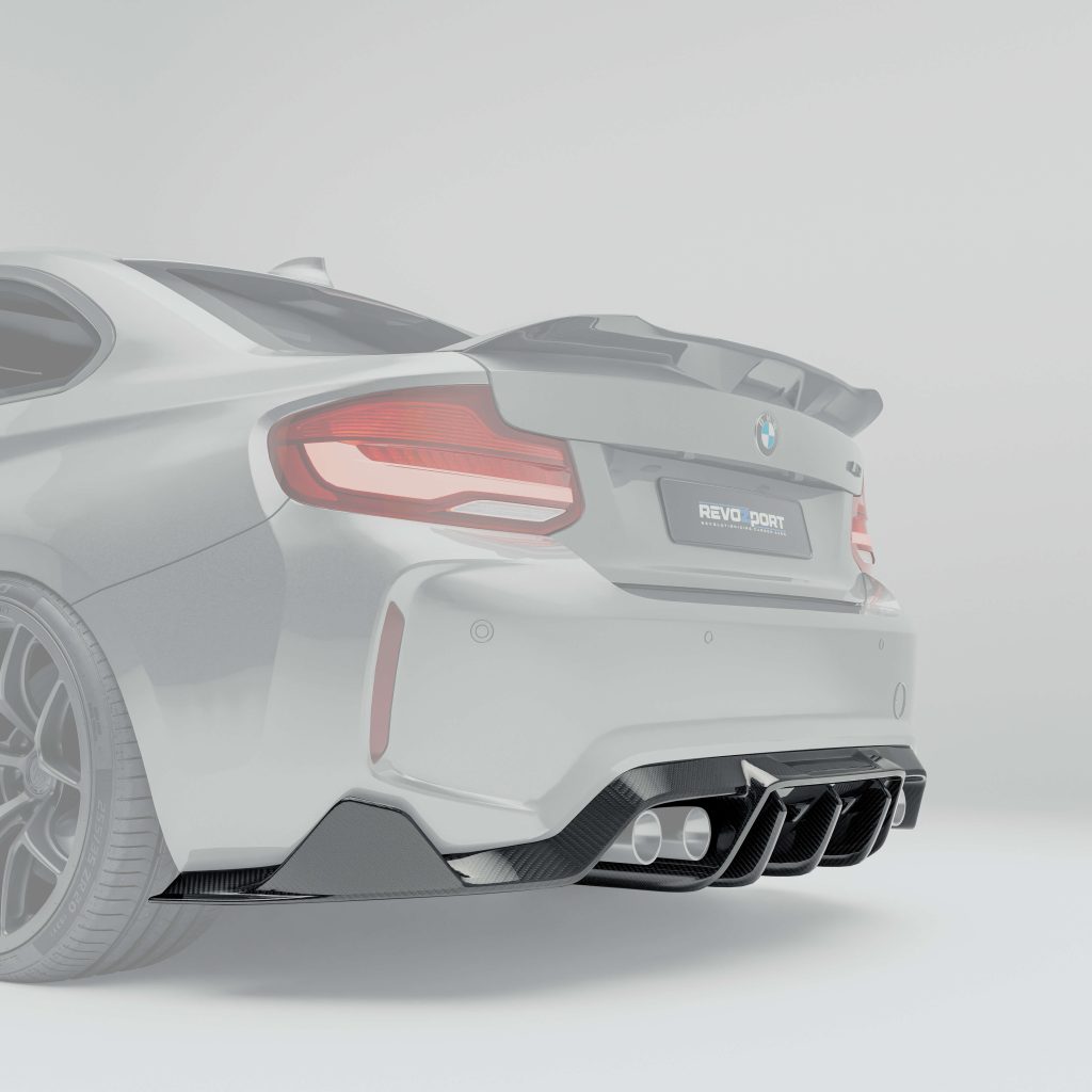 ดิฟฟิวเซอร์หลังคาร์บอนไฟเบอร์ BMW M2 F87 (N55) RevoZport