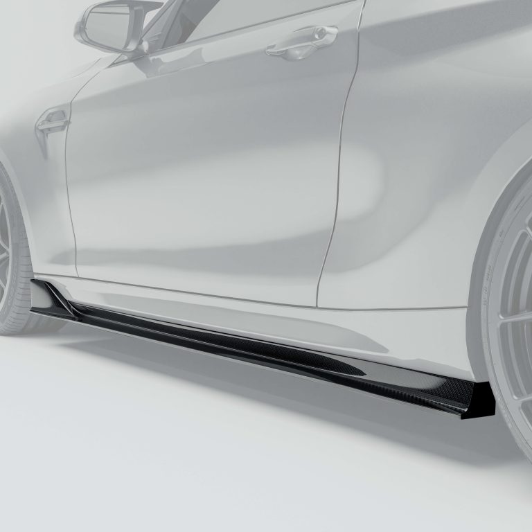 สเกิร์ตข้างคาร์บอนไฟเบอร์ BMW M2 F87 (N55) RevoZport