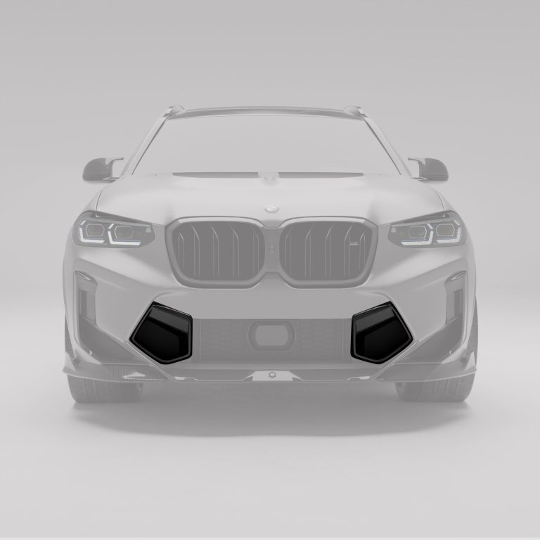 ช่องระบายอากาศกันชนหน้าคาร์บอนไฟเบอร์ BMW X3M F97 RevoZport