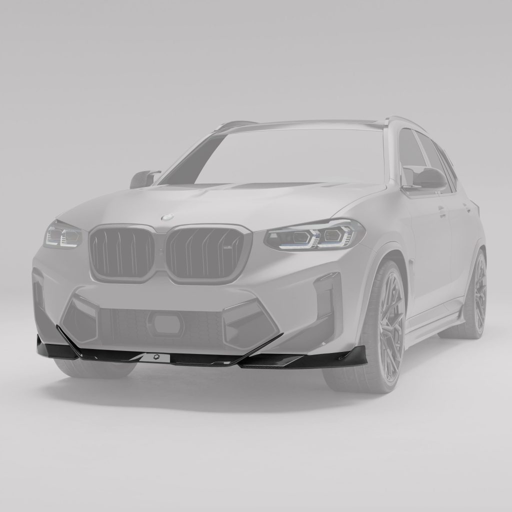 ลิ้นหน้าคาร์บอนไฟเบอร์ BMW X3M F97 RevoZport