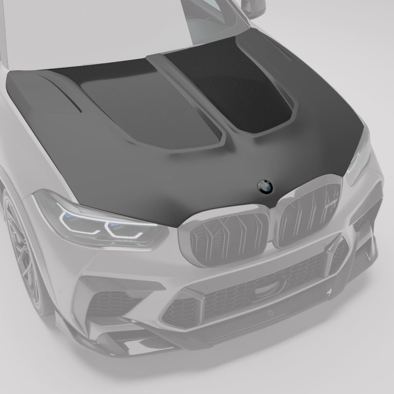 ฝากระโปรงหน้าคาร์บอนไฟเบอร์ BMW X5M F95 RevoZport