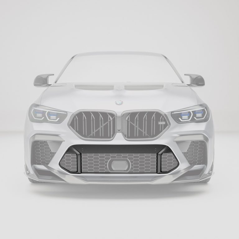 คิ้วช่องดักลมคาร์บอนไฟเบอร์ BMW X6M F96 RevoZport