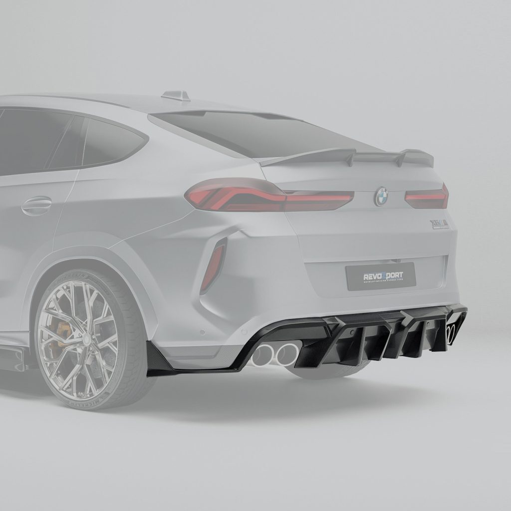 ดิฟฟิวเซอร์หลังคาร์บอนไฟเบอร์ BMW X6M F96 RevoZport