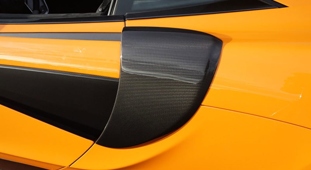 ชิ้นตกแต่งคาร์บอน McLaren 540C Novitec