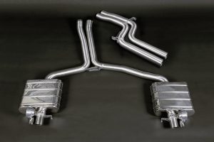 ชุดท่อไอเสีย Audi RS5 (B8) Capristo Valved Exhaust + MidSilencer Spare Pipes