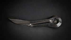 ชิ้นตกแต่งคาร์บอน Capristo Aluminum/Carbon Fiber Racing Seat Adjuster Capristo