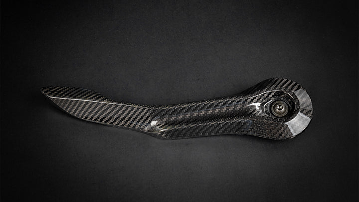 ชิ้นตกแต่งคาร์บอน Capristo Aluminum/Carbon Fiber Racing Seat Adjuster Capristo