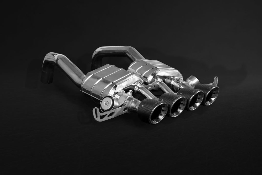 ชุดท่อไอเสีย Chevrolet Corvette (C7) Stingray/Z06 Capristo Valved Exhaust Post Cat Spare Pipes