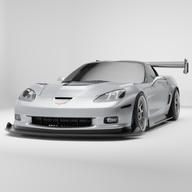 สปลิตเตอร์และแอร์แดมคาร์บอนไฟเบอร์ Corvette C6 RevoZport