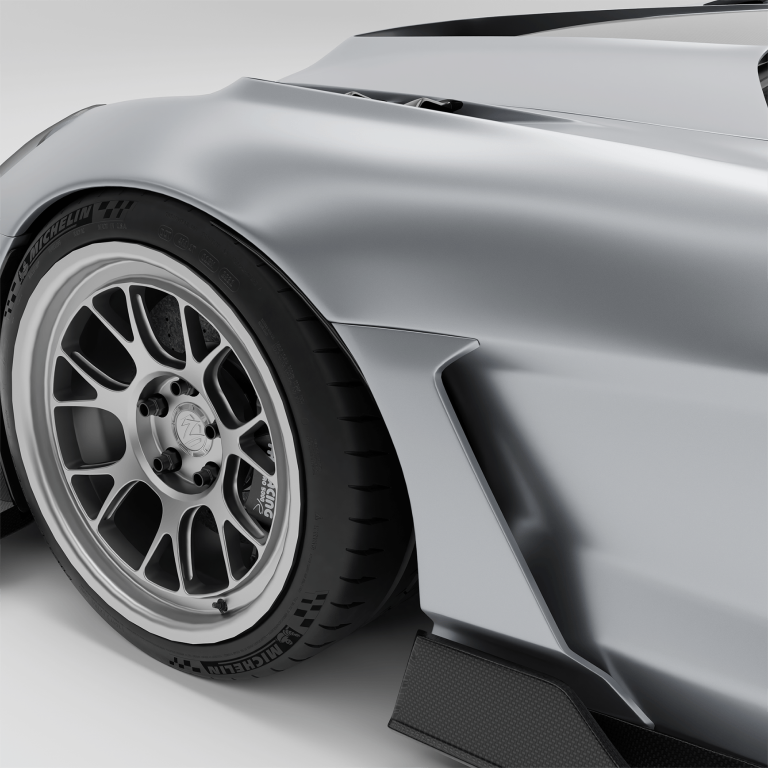 แก้มข้างคาร์บอนไฟเบอร์ Corvette C6 RevoZport