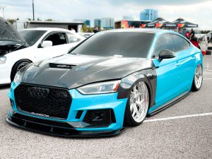 ซุ้มล้อ-แก้มข้าง Carbon Fiber Audi S5 A5 B9 B9.5 ทรง Karbel ปี 2017-2025