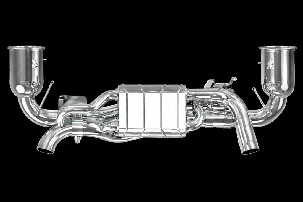 ชุดท่อไอเสีย Porsche 992 Carrera/S/Turbo/Turbo S Capristo Valved Exhaust + 250 Cell Sport Cats OE