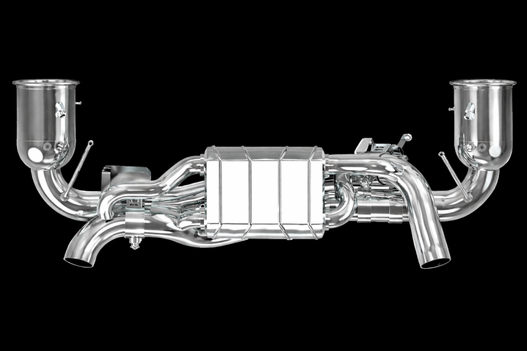 exhaust system Porsche 992 Carrera/S/Turbo/Turbo S Capristo Valved Exhaust + 250 Cell Sport Cats OE