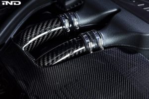ชิ้นส่วนเพิ่มสมรรถนะ BMW F8X M2C M3 M4 S55 Black Carbon Charge Pipe Set Eventuri