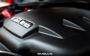 ชุดกรองอากาศ BMW E9X M3 (S65) Black Carbon Inlet Plenum Eventuri Matte