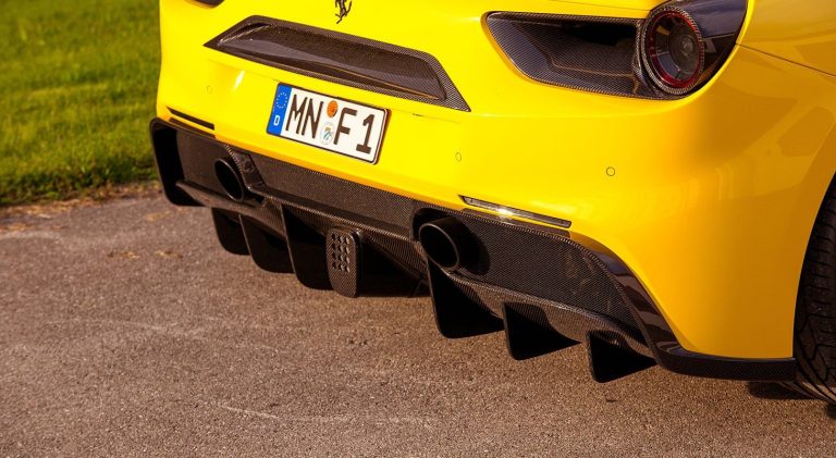 ชุดท่อไอเสีย ไม่มีวาล์ว หุ้มกันความร้อน Ferrari 488 GTB Novitec