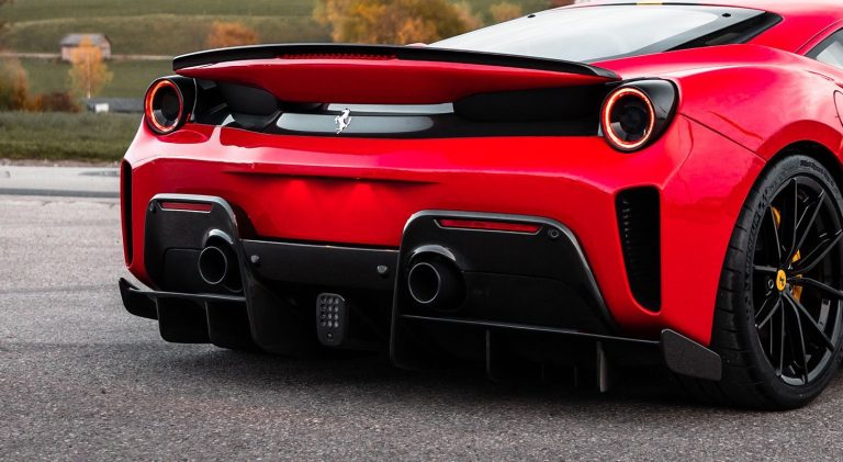 ชุดท่อไอเสีย มีวาล์ว หุ้มกันความร้อน Ferrari 488 Pista Novitec