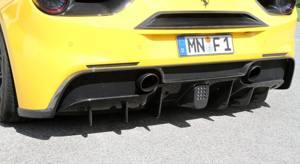 ชิ้นเสริมดิฟฟิวเซอร์ Ferrari 488 GTB Novitec