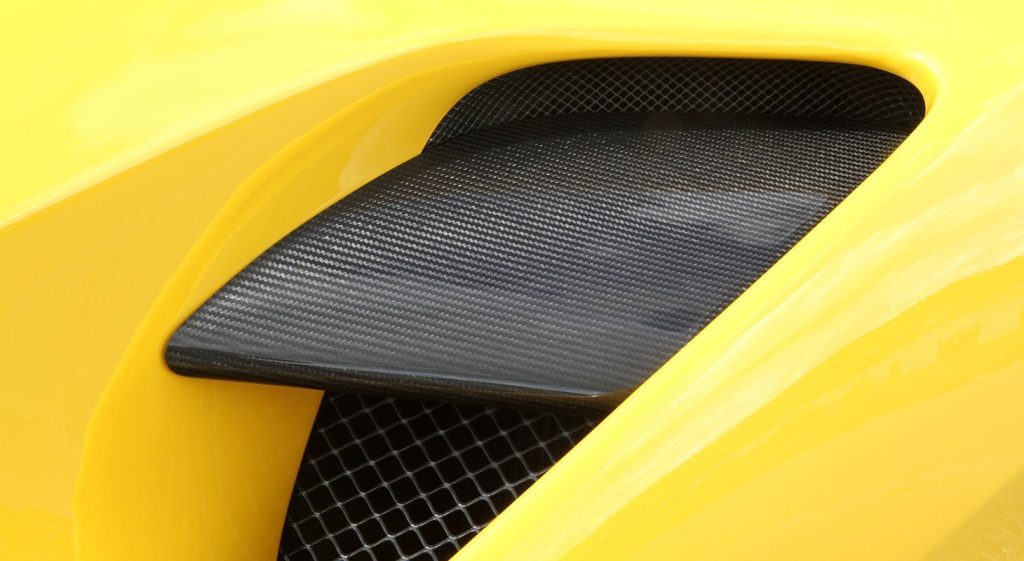 ครอบช่องดักลมข้างตัวถัง Ferrari 488 GTB Novitec