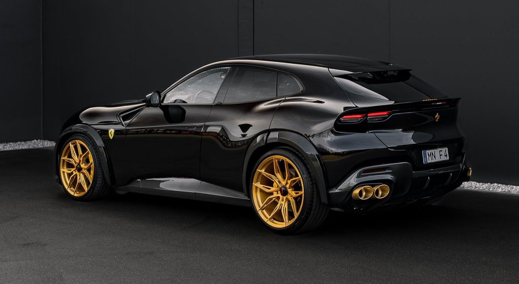 ปลายท่อ สีทอง สแตนเลส Ferrari Purosangue Novitec