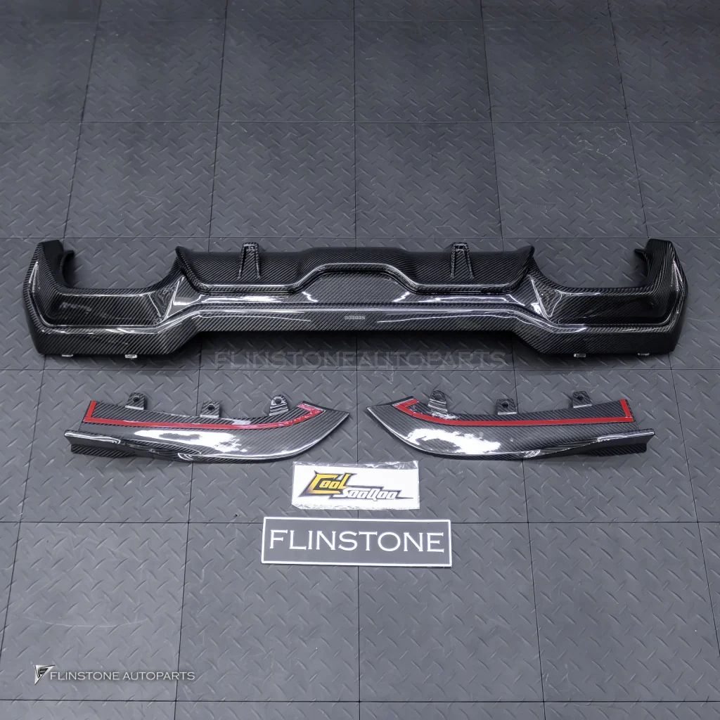ดิฟฟิวเซอร์ Carbon fiber สำหรับ BMW G22 Series 4 ทรง SOOQOO