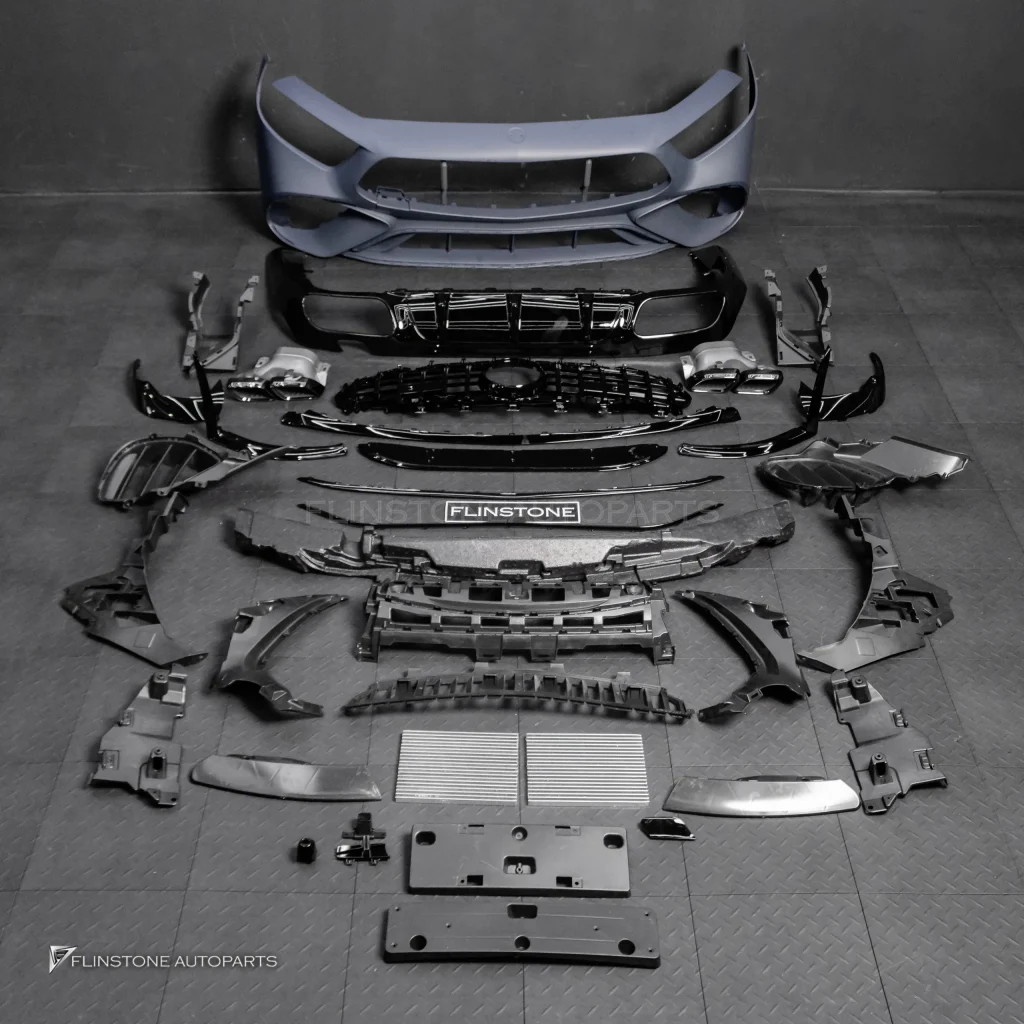 ชุดกันชนหน้า + ดิฟฟิวเซอร์ท้าย C257 CLS-Class ทรง GT63 AMG Facelift