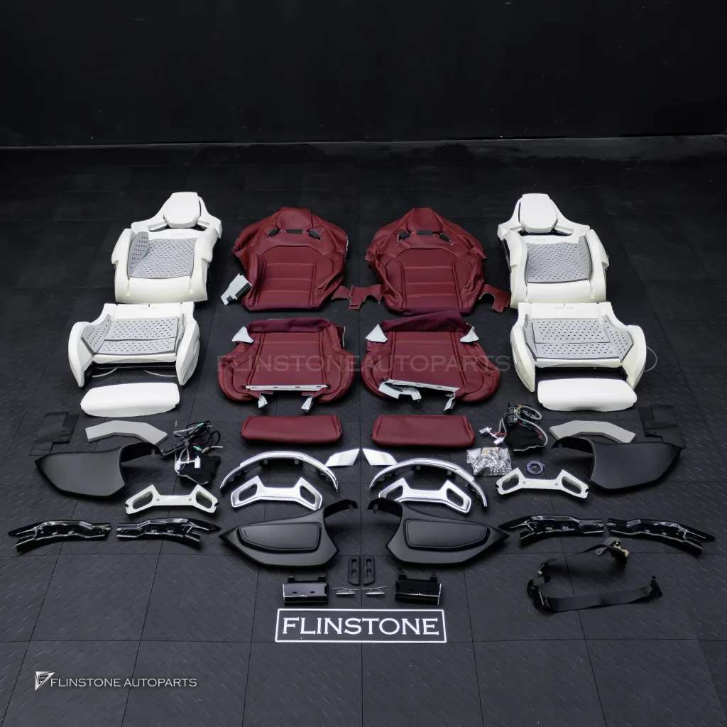 ชุดเบาะ Custom สำหรับ W205 C-Class สีแดง