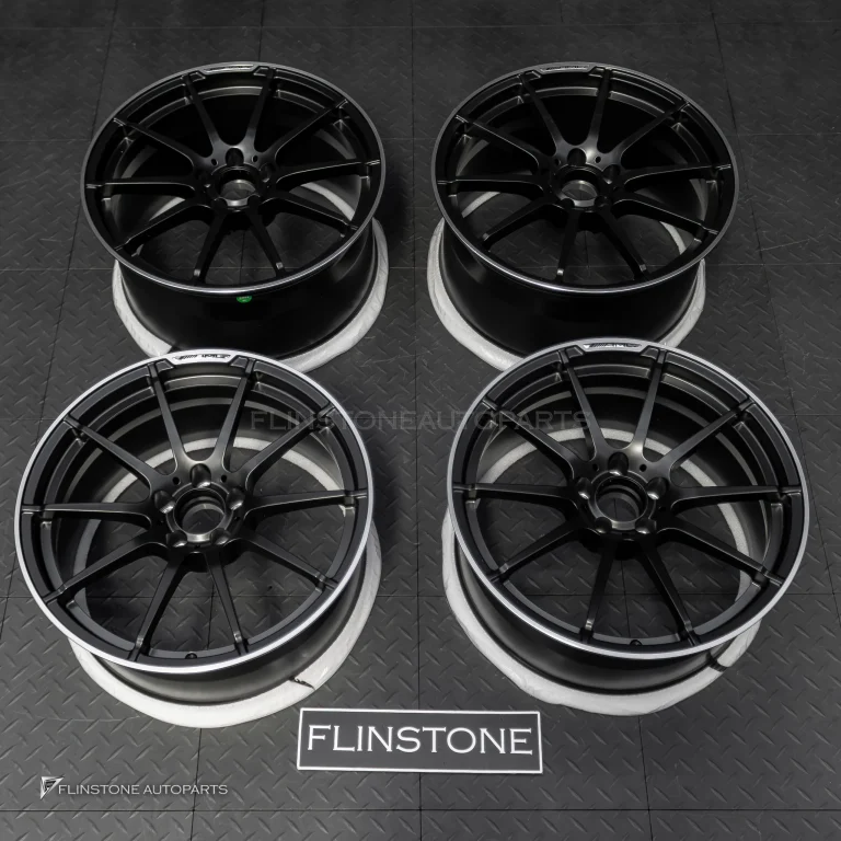Wheels Custom forged for W204 C-Class style C63 AMG trim 19 5-112 matte black silver edge
