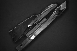 สเกิร์ตข้าง Ferrari 488/F8 Capristo Carbon Fiber Side Skirts With Wings