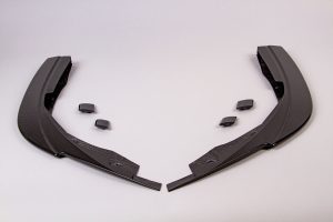 ชิ้นตกแต่งคาร์บอน Ferrari F8 Capristo Carbon Fiber Side Air Guides L/R