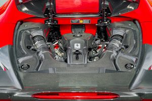 ชิ้นตกแต่งคาร์บอน Ferrari F8 Spider Capristo