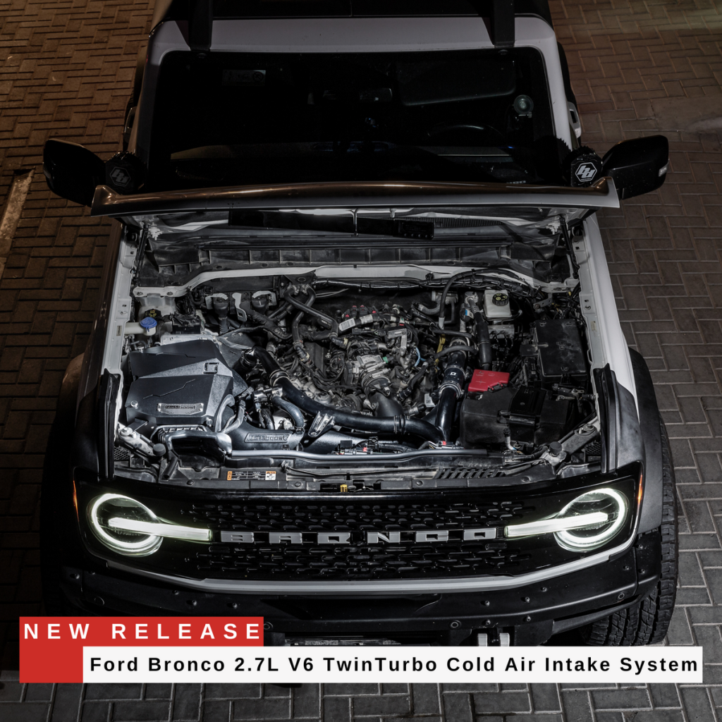 ชุดกรองอากาศ Ford Bronco (U725) BlackBoost 2.7L EcoBoost V6 TwinTurbo Cold Air