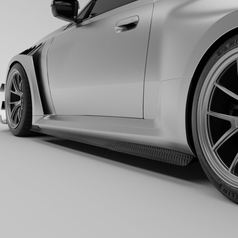 สเกิร์ตข้างคาร์บอนไฟเบอร์ สาย Aero BMW M2 G87 RevoZport