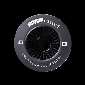 กรองอากาศ BlackBoost Conical Twin Flow Synthetic Dry Air filters (4.3" x 185mm) BlackBoost