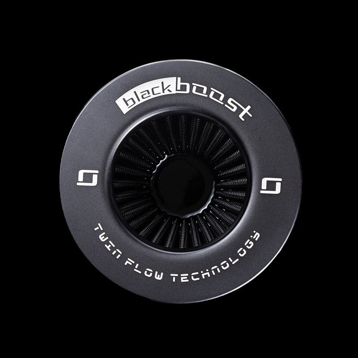 กรองอากาศ BlackBoost Conical Twin Flow Synthetic Dry Air filters (4.3" x 206mm) BlackBoost 4.3