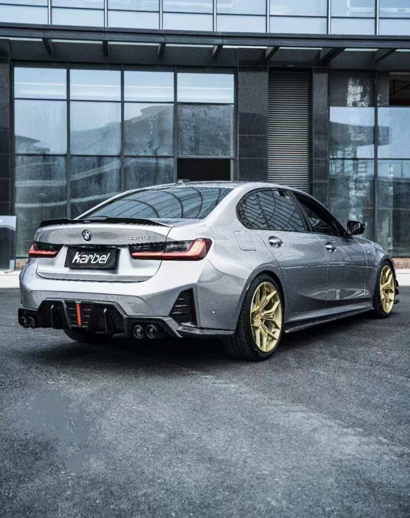 ดิฟฟิวเซอร์ Carbon Fiber BMW 3 Series G20 330i M340i G21 LCI ทรง Karbel V2