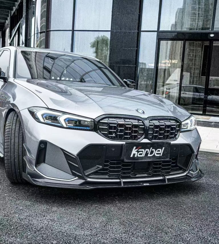 Front Lip Carbon Fiber BMW 3 Series G20 330i M340i G21 LCI style Karbel V2 year 2023-ON