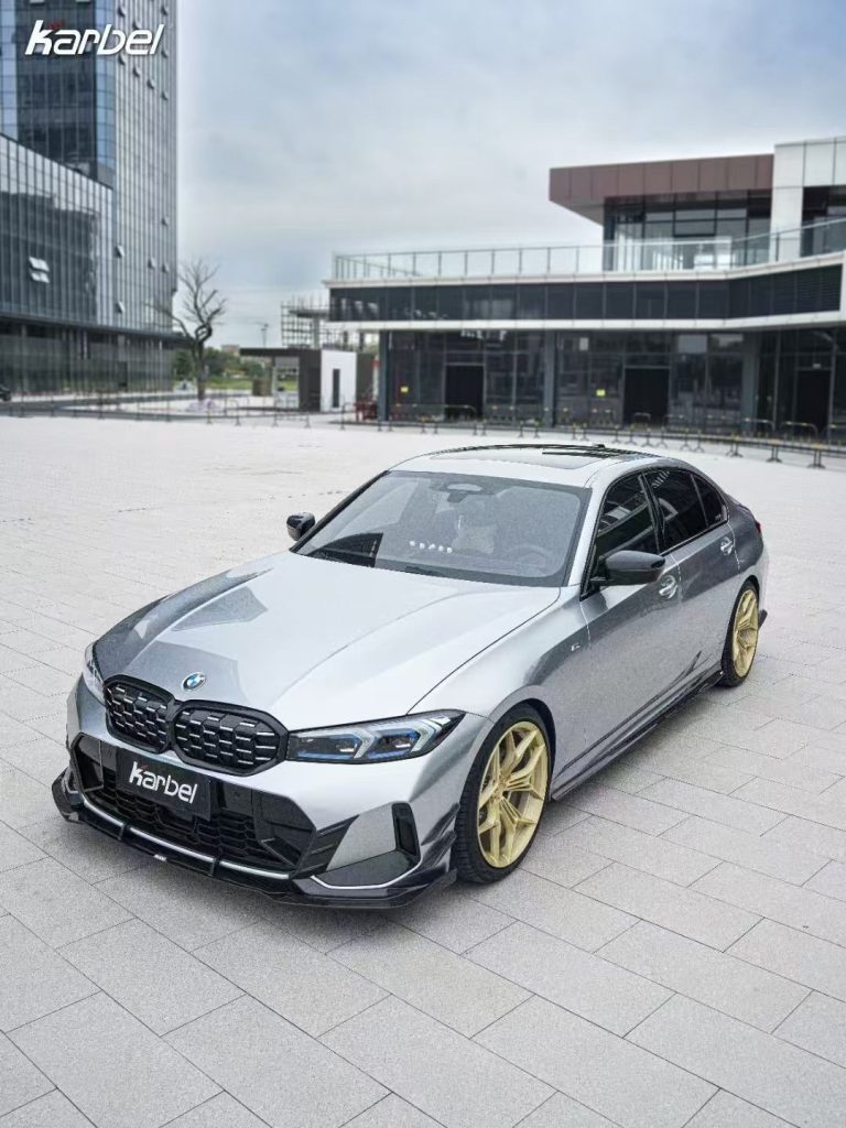 สเกิร์ตข้าง Carbon Fiber BMW 3 Series 330i M340i G20 G21 LCI ทรง Karbel