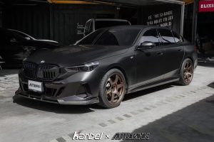 ลิ้นหน้า Carbon Fiber BMW i5 xDrive40/eDrive40/M60 540i/530i/550e xDrive G60/61 ทรง Karbel V2