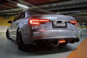 ดิฟฟิวเซอร์ Carbon Fiber Audi A4 B9 ทรง Karbel ปี 2017-2018