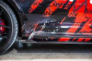 สเกิร์ตข้าง Carbon Fiber Audi RS4 B9 / B9.5 ทรง Karbel ปี 2018-ON