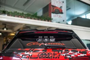 สปอยเลอร์หลังคา Carbon Fiber Audi RS4 B9 / B9.5 ทรง Karbel V1